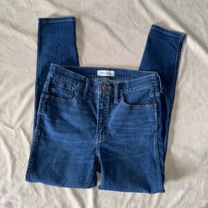 Madewell 10” High Rise Skinny in Smithley Wash